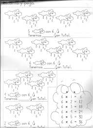 Multiplicacion Tabla Del 6 Colorear Educacion Infantil Docentes Ninos Escuela Aula Maes Actividades De Matematicas Actividades Actividades Educativas