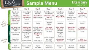 sample 1200 calorie diet plan try it and see your results