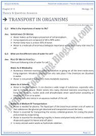 • provide student pairs with a printed version of the text about the cell theory • let them read over the titles of each section and look at the pictures, to predict what the text will be about and begin to fill in the know section of the kwls chart. Adamjee Coaching Transport In Organisms Theory And Question Answers Biology Notes For Class 9th