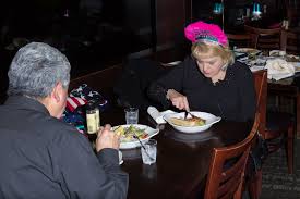 We were seated at a round table in the middle of the dining room at a good distance from other people. I Paid 400 To Eat Olive Garden In Times Square On New Year S