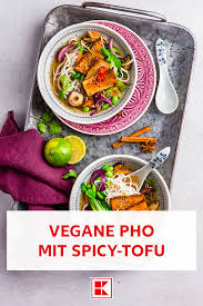 Vegane Pho Mit Spicy Tofu Rezept Hauptgericht Rezepte Tofu