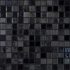Santiago recycled emerald black glass tile is masterfully designed. Black Velvet 1 Glass Tile Black Mosaic Tile Mosaic Glass