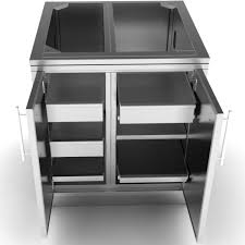 Sunstone 30 Outdoor Kitchen Weather Sealed Dry Storage Island Cabinet Sbc30dspc In 2019 Outdoor Kitchen Kits Storage Hinges For Cabinets