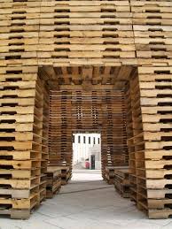 Pallet Installation By Justin Duchesneau And Phil Allard Cheap Building Materials Pallet Architecture