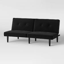 Out beautifully the back rest. Futon Sofa Black Room Essentials Target