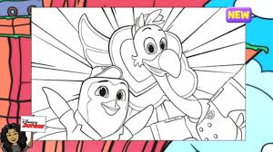 Printable grayscale coloring page for download. Coloring Tots Pip And Freddy Disney Junior Tots Disney Now App Color Splash Youtube