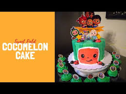 How To Make Cocomelon Cake Topper Step By Step Tutorial Youtube 2 tier cake (5x4 and 7x4). how to make cocomelon cake topper