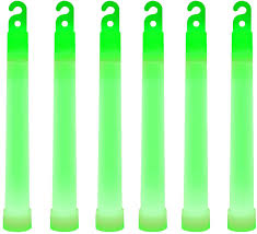 Amazon Com 30 Ultra Bright Glow Sticks Emergency Light Sticks For Camping Accessories Parties Hurricane Supplies Earthquake Survival Kit And More Lasts Over 12 Hours Green Sports Outdoors