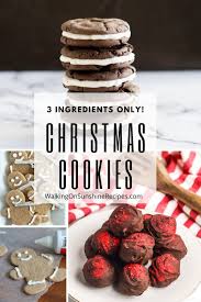 Place cookies in a gallon sized plastic bag and hit with a rolling pin or pan until crushed. 3 Ingredient Christmas Cookies Walking On Sunshine Recipes