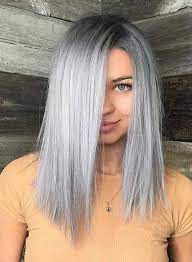 To dilute it, first fill your bowl with a bunch of cheap conditioner and then apply some of the chromasilk colour. Charming Silver Hair Color Ideas You Must Wear In 2018 2019 Hair Styles Silver Hair Color Short Straight Hair