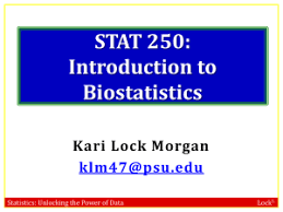 Actually, the statistician does not carry … Pptx