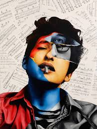A Portrait of Bob Dylan by Jack Flo