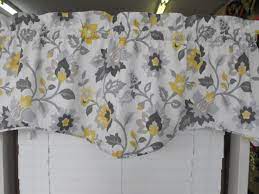 Rated 4.5 out of 5 stars. Pin By Tarita Mcclure On Craft Corner Yellow Window Treatments Gray Shower Curtains Valance Window Treatments