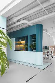 Studio 11 Uses Color And Graphic Details For Appodeal S Minsk Office Design Milk Design Office Design Interior Design