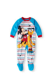 Disney Toddler Boys Micro Fleece Footed Pajama Walmart Com Walmart Com