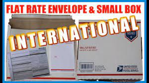 How To Ship Label Priority Mail International Using Flat Rate Envelope Flat Rate Small Boxes Labels