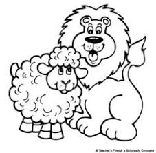 Primary Notes 29 Lamb Lion Lion And Lamb March Crafts Lamb Craft