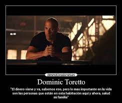 Dominic Toretto 3 Frases Rapido Y Furioso Frases De Vin Diesel Frases Geniales