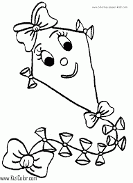 Your children will work on. Kite Coloring Page 05 Free Print And Color Online