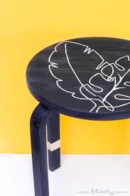Enthalt Werbung Upcycling Mit Kreidefarbe Frosta Hocker Im Urban Jungle Style Filizity Com Diy Blog Aus Dem Rheinland Ikea Diy Upcycling Diy Deko Selber Machen