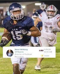Lsu Football News On Instagram 4 Star Ath Sage Ryan From Lafayette Christian Academy High School In Lafayette La Has Been Crystal Lsu Football Football Lsu