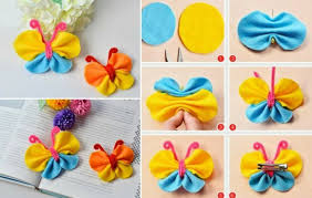 Super schöne große paletten frühlingsdeko. Schmetterlinge Basteln Mit Kindern Filz Stoff Gelb Blau Pluschdraht Schmetterlinge Basteln Basteln Mit Pfeifenreinigern Basteln Mit Kindern