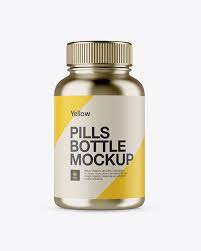 Metallic Pills Bottle Mockup In Bottle Mockups On Yellow Images Object Mockups Bottle Mockup Mockup Free Psd Mockup Psd