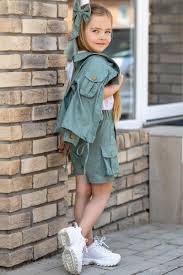 Check spelling or type a new query. Girls Child Jacket Green Envelope Shorts Suit Kids Clothing Sets Lolimor Lolimor