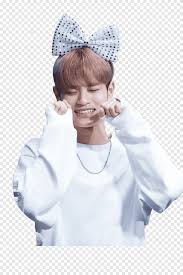 There is something magnetic about their . Daehwi Wanna One Boy With A White Hair Bow Png Pngegg