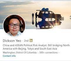 Dickson yeo was detained under singapore's internal security act on january 29. How A Chinese Agent Used Linkedin To Hunt For Targets Bbc News