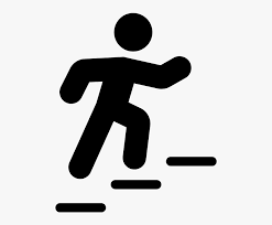 Walking up person glyph icon vector. Climbing Stairs Icon Traffic Sign Hd Png Download Kindpng