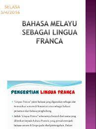 Alasan dipilihnya bahasa melayu sebagai bahasa nasional adalah sebagai berikut: Kedudukan Bahasa Melayu Sebagai Lingua Franca Dalam Perdagangan Voooty