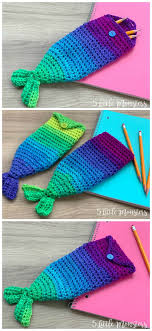 Casting on is how you begin every knitting project. Mermaid Tail Pencil Pouch Crochet Free Pattern Crochet Knitting