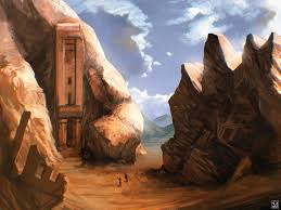 Desert Ruins By Carloscara On Deviantart Fantasy Landscape Pictures Of The Sun Fantasy