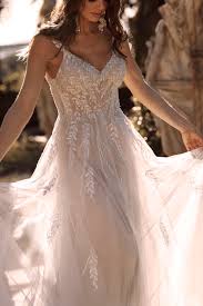 Modern wedding dresses with detailed designs and embellishments. Blaise Wedding Dress By Madi Lane Mode Bridal Hove