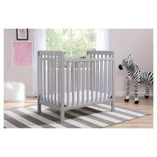 Delta Children Classic Convertible 2 In 1 Mini Baby Crib With 2 75 Inch Crib Mattress Mini Crib Delta Children Cribs