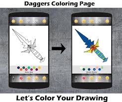 Select from 35919 printable crafts of cartoons, nature, animals, bible and many more. Daggers Drawing Tutorials And Coloring Book For Android Apk Download