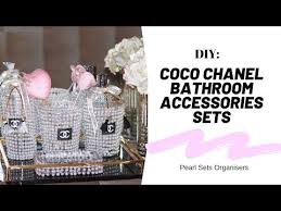 Vanityroom pictures jestpic interior decorating ideas source. Diy Coco Chanel Bathroom Accessories Sets Organiser