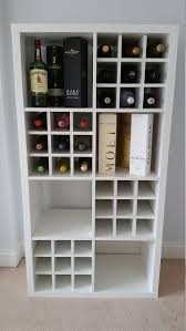 Wine Rack Insert For Ikea Kallax Expedit Storage Unit Bottle Holder Hack White Bottle Wine Sarap Depolama Depolama Fikirleri Ofis Ic Dekorasyonu