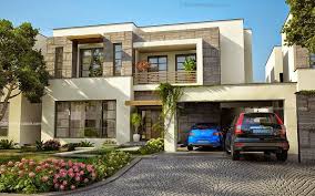 3d Front Elevation Com Modern House Plans House Designs In Modern Architecture 1 Kanal Plot M Plan Maison Moderne Maison D Architecture Architecture Moderne