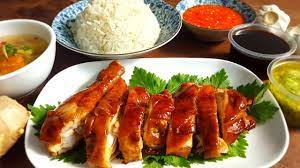 Nasi tim ayam, sajian bergizi dan lezat untuk berbagai suasana. Roasted Chicken Rice Nasi Ayam Panggang Youtube