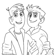 Wild Kratts Coloring Page Wild Kratts Coloring Pages Wild Kratts Party