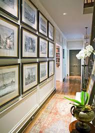 This Wall Makes A Statement With The Framed Alike Etchings Of Florence Italy Interior Designer Roger Higgins Foun Hallway Walls Hallway Decorating Home Decor