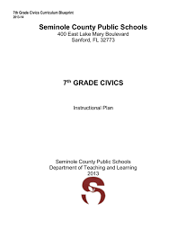 Start studying 7th grade civics end of course exam: 7th Grade Civics Seminole County Schools