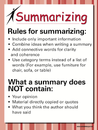 Copy Of Main Idea Summarizing And Paraphrasing Lessons