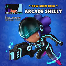 Brawl stars all skins december 2020 (no gold/silver skins). Artstation Brawl Stars Fanart Skin Design Ji Un Ki