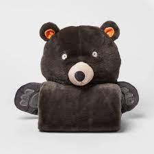 Bear Hooded Bed Blanket Gray Pillowfort Target Kids Blankets Bed Blanket Gray Blanket
