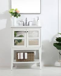 The most basic design is a corner bathroom vanity with a single pedestal sink, which doesn't typically have any counter or storage space. 15 Small Bathroom Vanities Under 24 Inches Vanities For Tiny Bathrooms