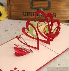 Place the flower shape at the center. 3 Cards Handmade Pop Up Greeting Cards Greeting Cards Handmade