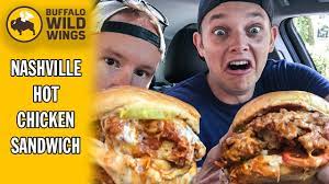 So the discussion on how people in buffalo don't use the reference buffalo. Devouring The Nashville Hot Chicken Sandwich From Bdubs Youtube